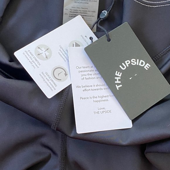 The Upside JET Midi Pant in Black. - Picture 11 of 13